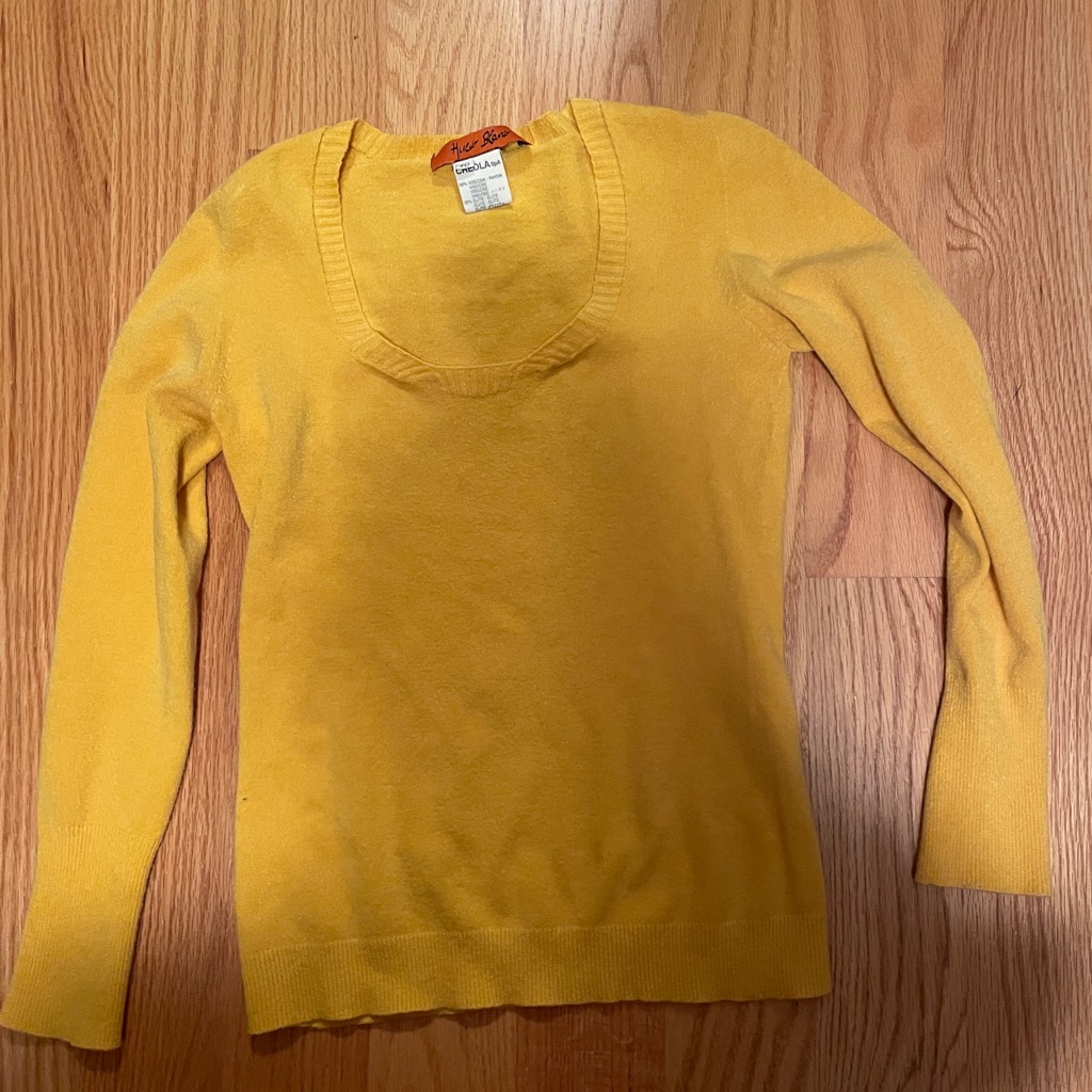 Yellow Thin Italian Sweater